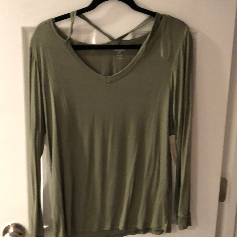 NWT green long sleeve